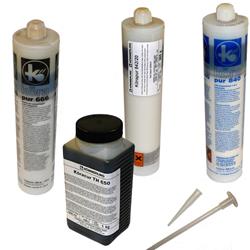 Two-component  Adhesives and sealing materials